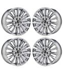 LINCOLN MKZ wheel rim PVD BRIGHT CHROME 10127 stock factory oem replacement