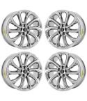 LINCOLN MKZ wheel rim PVD BRIGHT CHROME 10128 stock factory oem replacement
