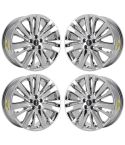 LINCOLN MKZ wheel rim PVD BRIGHT CHROME 10129 stock factory oem replacement