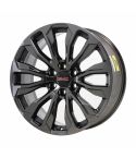 GMC YUKON wheel rim PVD BLACK CHROME 14025 stock factory oem replacement