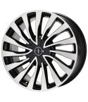 LINCOLN CONTINENTAL wheel rim MACHINED BLACK 10092 stock factory oem replacement