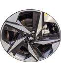 HYUNDAI ELANTRA wheel rim MACHINED BLACK 71003 stock factory oem replacement