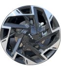 KIA SPORTAGE wheel rim MACHINED BLACK 74643 stock factory oem replacement