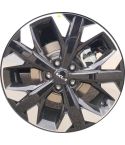 KIA SPORTAGE wheel rim MACHINED BLACK 74647 stock factory oem replacement
