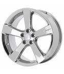DODGE CALIBER wheel rim PVD BRIGHT CHROME 2292 stock factory oem replacement