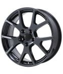 DODGE JOURNEY wheel rim PVD BLACK CHROME 2422 stock factory oem replacement