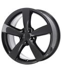 DODGE DART wheel rim GLOSS BLACK 2479 stock factory oem replacement