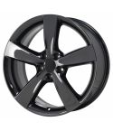 DODGE DART wheel rim PVD BLACK CHROME 2479 stock factory oem replacement