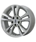 LINCOLN MKS wheel rim MACHINED SILVER 3765 stock factory oem replacement