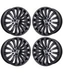LINCOLN MKX wheel rim PVD BLACK CHROME 3851 stock factory oem replacement