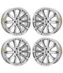 LINCOLN MKX wheel rim PVD BRIGHT CHROME 3852 stock factory oem replacement