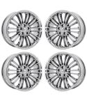 FORD FUSION wheel rim PVD BRIGHT CHROME 3960 stock factory oem replacement