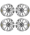 CADILLAC XTS wheel rim PVD BRIGHT CHROME 4729 stock factory oem replacement