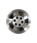 CHEVROLET SUBURBAN 1500 wheel rim MACHINED SILVER 5096 stock factory oem replacement