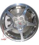 CHEVROLET CORVETTE wheel rim POLISHED 5104 stock factory oem replacement