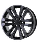 GMC YUKON wheel rim PVD BLACK CHROME 5822 stock factory oem replacement