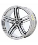 AUDI A5 wheel rim PVD BRIGHT CHROME 58843 stock factory oem replacement
