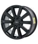 AUDI A6 wheel rim GLOSS BLACK 58895 stock factory oem replacement