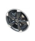 AUDI TT wheel rim MACHINED LIP BLACK 58944 stock factory oem replacement