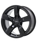 AUDI A5 wheel rim GLOSS BLACK 58959 stock factory oem replacement