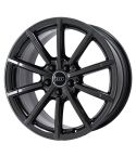 AUDI A6 wheel rim PVD BLACK CHROME 58973 stock factory oem replacement