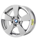 BMW 525i wheel rim PVD BRIGHT CHROME 59557 stock factory oem replacement