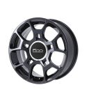 FIAT 500 wheel rim PVD BLACK CHROME 61663 stock factory oem replacement