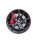 HONDA CIVIC wheel rim GLOSS BLACK - RED LINE 64116 stock factory oem replacement