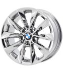 BMW X3 wheel rim PVD BRIGHT CHROME 71476 stock factory oem replacement