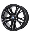 BMW X3 wheel rim GLOSS BLACK 71487 stock factory oem replacement