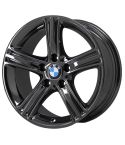 BMW 320i wheel rim PVD BLACK CHROME 71535 stock factory oem replacement
