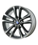 BMW X1 wheel rim MACHINED GREY 71602 stock factory oem replacement