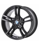 BMW 320i wheel rim GLOSS BLACK 71619 stock factory oem replacement