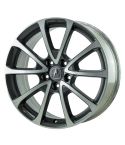 ACURA TLX wheel rim MACHINED GREY 71827 stock factory oem replacement