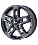 KIA SOUL wheel rim PVD BLACK CHROME 74617 stock factory oem replacement