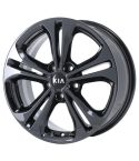 KIA FORTE wheel rim PVD BLACK CHROME 74678 stock factory oem replacement