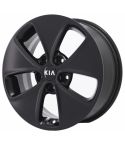 KIA SOUL wheel rim SATIN BLACK 74692 stock factory oem replacement