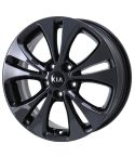 KIA SOUL wheel rim PVD BLACK CHROME 74693 stock factory oem replacement