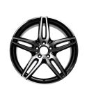 MERCEDES-BENZ E300 wheel rim MACHINED BLACK 85541 stock factory oem replacement