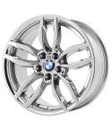 BMW X3 wheel rim PVD BRIGHT CHROME 86101 stock factory oem replacement