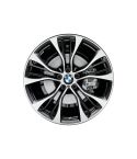 BMW X3 wheel rim MACHINED BLACK 86109 stock factory oem replacement