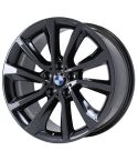 BMW X6 wheel rim PVD BLACK CHROME 86260 stock factory oem replacement