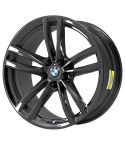 BMW 640i wheel rim PVD BLACK CHROME 86275 stock factory oem replacement