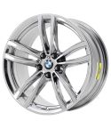 BMW 640i wheel rim PVD BRIGHT CHROME 86275 stock factory oem replacement