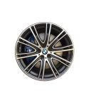 BMW 530e wheel rim MACHINED GREY 86336 stock factory oem replacement
