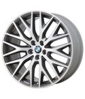 BMW 530e wheel rim MACHINED GREY 86341 stock factory oem replacement