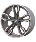 BMW 530e wheel rim MACHINED GREY 86371 stock factory oem replacement