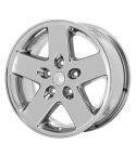 JEEP WRANGLER wheel rim PVD BRIGHT CHROME 9074 stock factory oem replacement