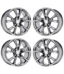 JEEP GRAND CHEROKEE wheel rim PVD BRIGHT CHROME 9113 stock factory oem replacement