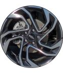 CHEVROLET TRAILBLAZER wheel rim MACHINED BLACK ALY95775 stock factory oem replacement